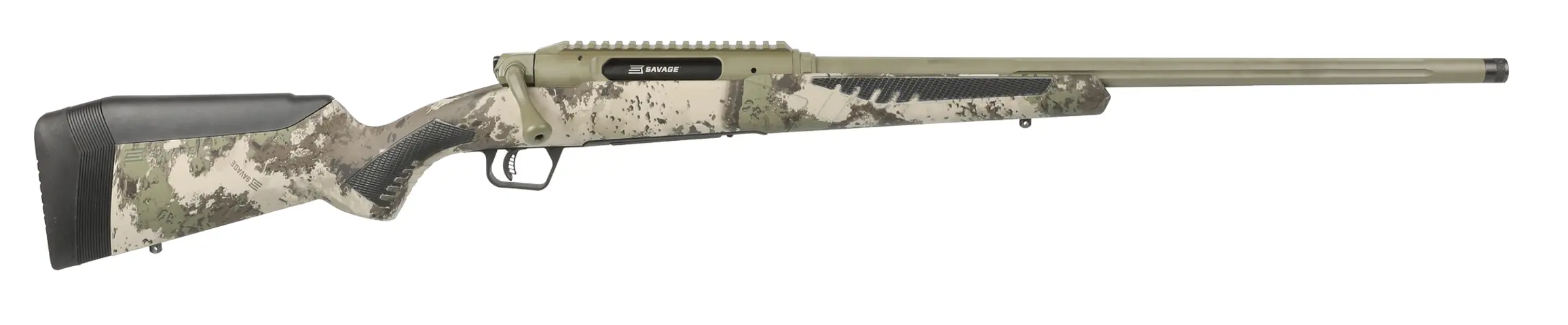 011356580221 Impulse Big Game 6.5 Creedmoor 22 inch barrel 4 Round Kuiu Verde 2.0 Camo with Straight Pull Bolt