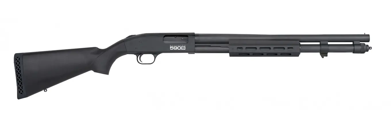 015813516044 590S 12 Gauge 20 inch barrel 9 Round Matte Blue Optic Ready