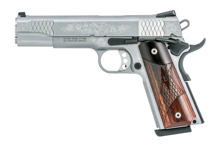 022188867824 Sw 1911 Engraved .45acp 4.25in Bbl 8rd