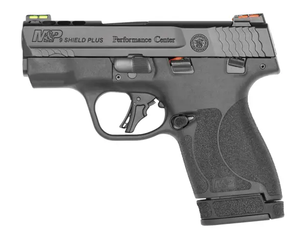 Shield Plus 9MM 3.1 inch barrel 13 Round Black Ported with Fiber Optic Sights and Thumb Safety
