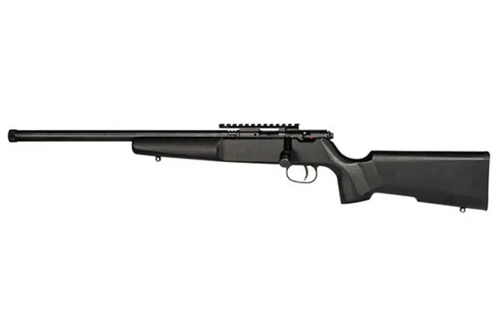 52710158 Rascal Target 22S / 22 Long / 22LR 16.125 inch barrel 1 Round Black Left hand with Scope and Bipod