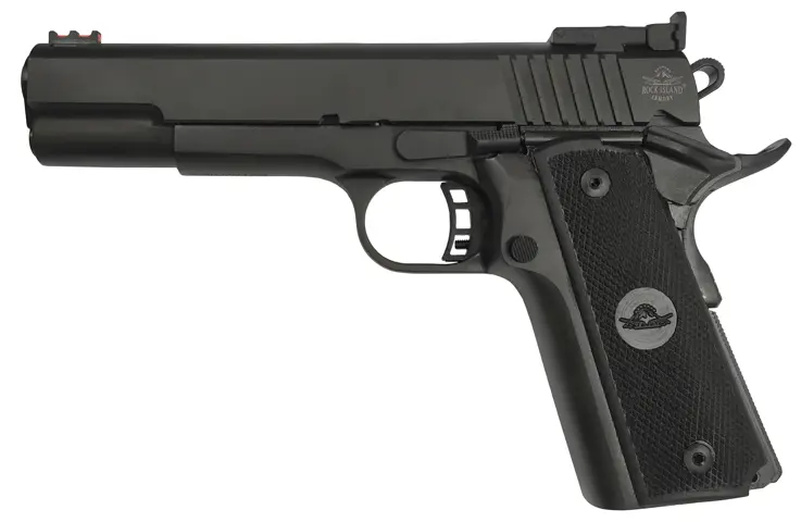 4806015568797 M1911 A2 22TCM 5 inch barrel 17 Rounds Black Front Fiber Optic wRear Night Sight