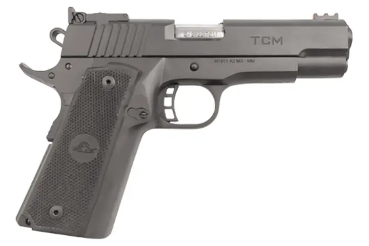 4806015569206 ROCK ISLAND ARMORY M1911 A2 22TCM 4.2 inch barrel 17 Rounds Black Front Fiber Optic wRear Night Sight