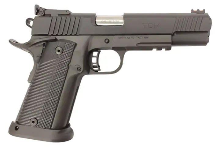 ROCK ISLAND ARMORY M1911 A2 22TCM 5 inch barrel 17 Rounds Black Front Fiber Optic wRear Night Sight