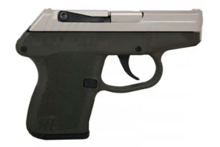 640832005394 KELTEC P32 Pistol 32 Auto 2.7 Inch Barrel 7 Round with Nickel Boron Slide Green Grip