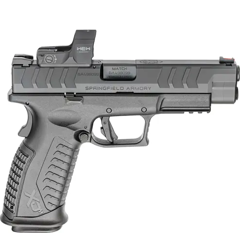 XDM Elite 10MM 4.5 inch barrel 16 Round Black with Hex Dragonfly Red Dot Optic