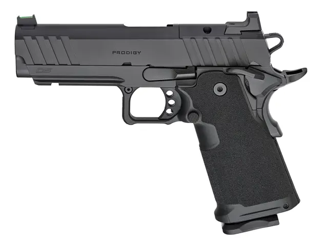 1911 DS Prodigy 9MM 4.25 inch barrel 20 Round Black with Fiber Optic Front Sight and Optic Ready