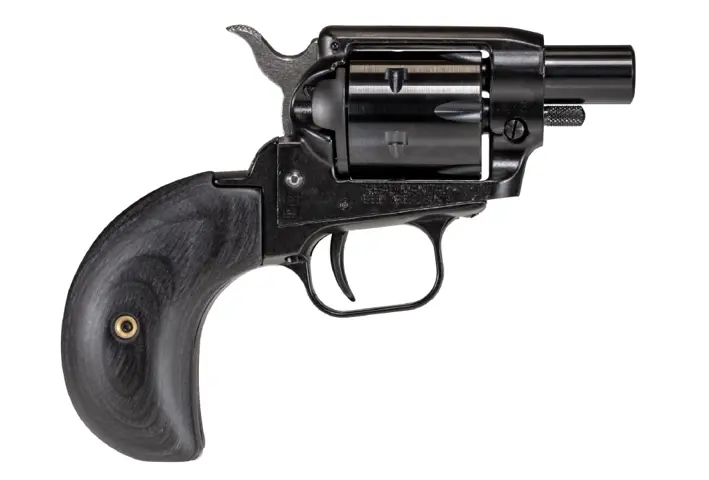 BarKeep 22LR 2 inch barrel 6 Round Black with Custom Wood Black Grips
