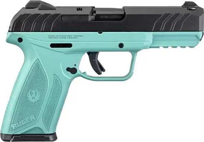736676038213 Ruger Sec9 9mm 4" Turq 15rd