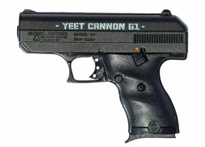 752334091826 HI-POINT FIREARMS Yeet Cannon G1 9MM 3.5 inch barrel 8 Round Black
