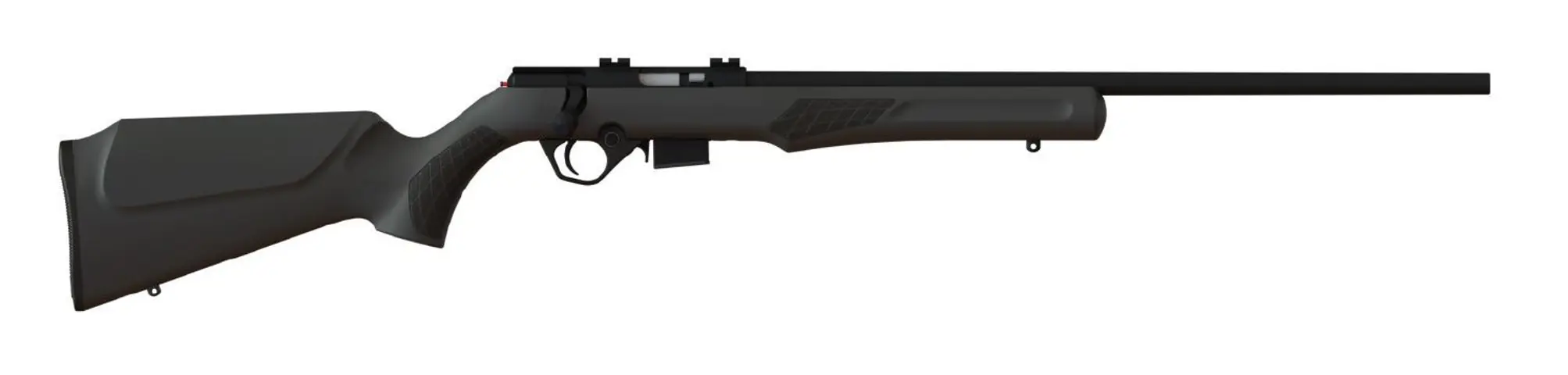 RB 22WMR 21 inch Barrel 5 Rounds Black