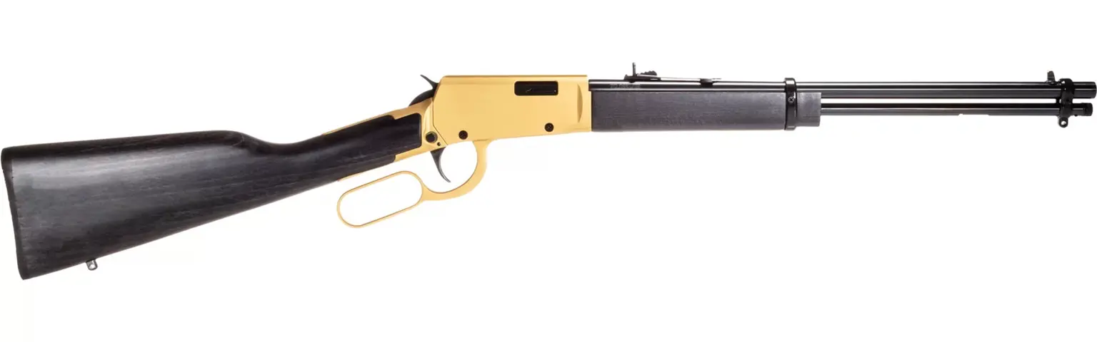 754908255900 Rio Bravo 22LR 18 inch Barrel Pale Gold Reciever 15 Rounds Brazilian Hardwood