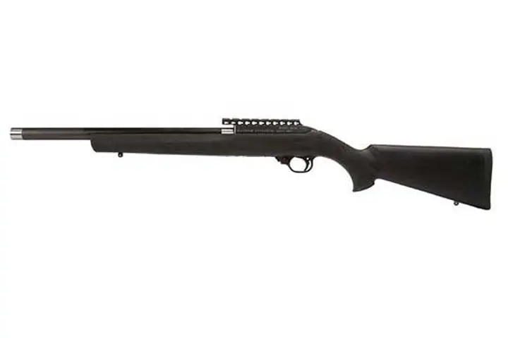 761226038221 Magnum Lite&reg; .22LR Graphite Hogue&reg; OverMolded&trade; Rifle.- Graphite Barrel w/Hogue BK Stock