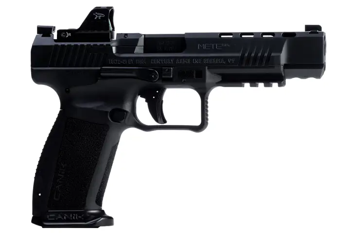 787450811485 METE SFX 9MM 5.2 inch barrel 20 Round Black with MeCanik MO1 Optic