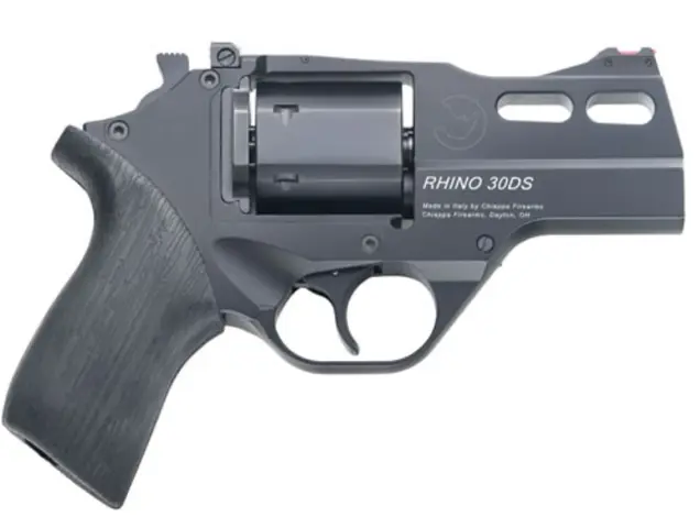 8053800940023 CHIAPPA FIREARMS Rhino 357 Mag 3in 6 Rounds Black Fiber Optic Sights