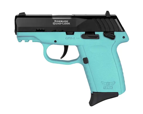 810099570038 CPX1 G3 9mm 3.1 inches 10 Rounds Black Slide SCCY Blue Frame Manual Safety