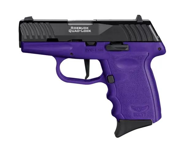810099571622 DVG1 9mm 3.1 inches 10 Rounds Black Slide Purple Frame