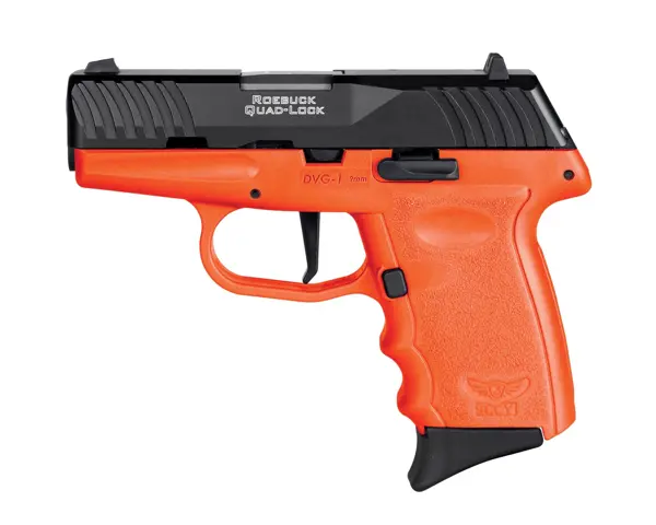 810099571691 DVG1 9mm 3.1 inches 10 Rounds Black Slide Orange Frame