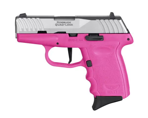 DVG1 9mm 3.1 inches 10 Rounds Stainless Steel Slide Pink Grip