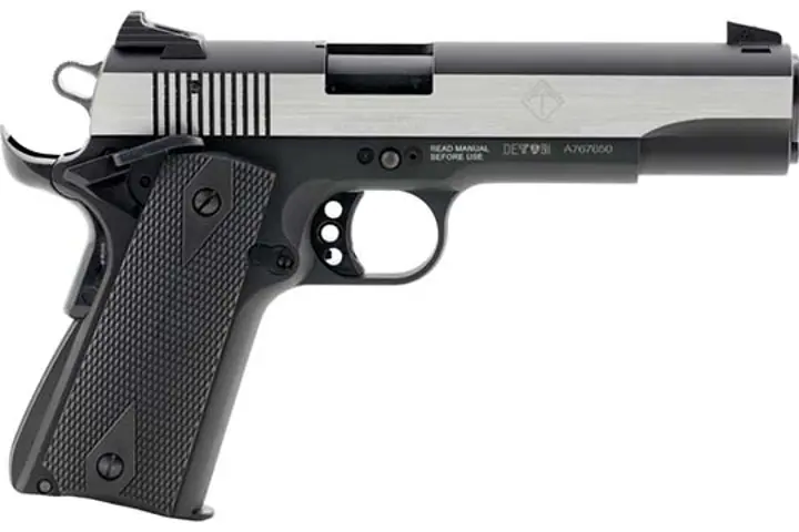 813393013911 1911 HGA 22LR 5 inch barrel 10 Round Polished Black finish with black grips