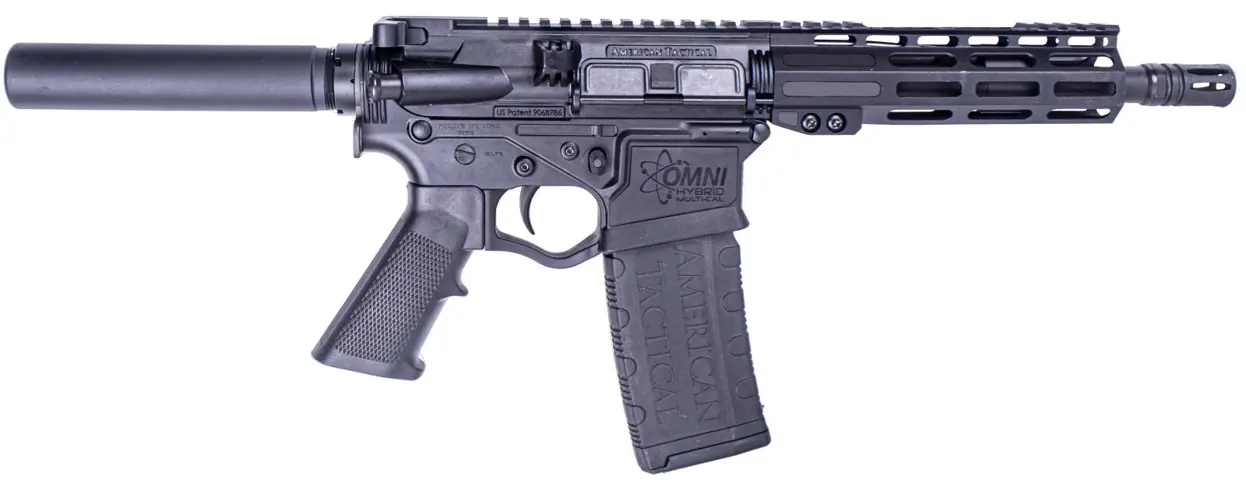 OMNI HYBRID MAXX 5.56 7.5 inch barrel 7 inch barrel 30 Round Black with MLOK Rails