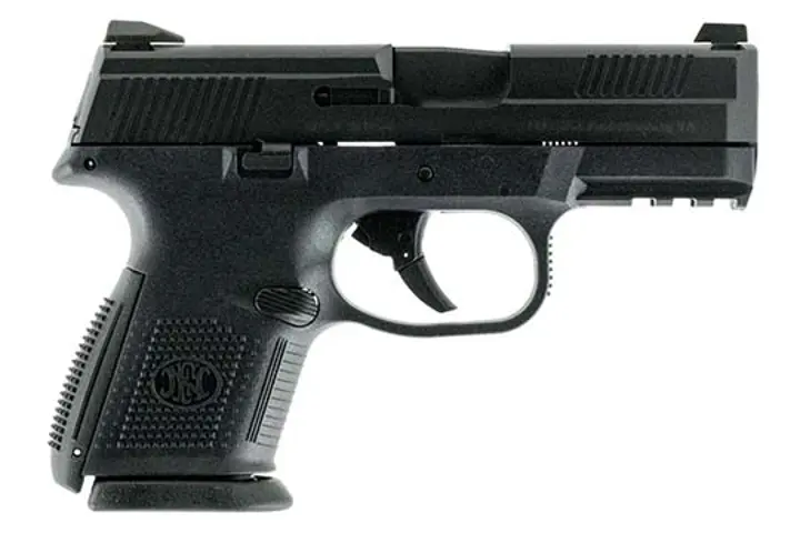 FNS 40C .40 Compact 3.6bbl CHF SS 10/14rd Night Sight Striker