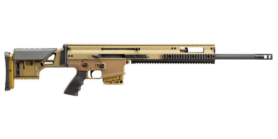 845737013707 SCAR 20S 7.62 x 51 20 inch barrel 10 Round Flat Dark Earth with Non-Reciprocating Charging Handles