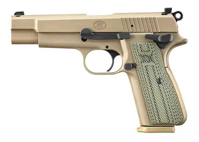845737019686 Fn High Power 9mm 4.7" 10rd Fde Olve
